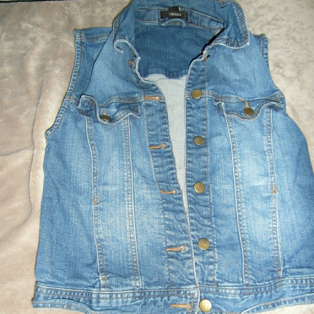 Forever 21 denim vest